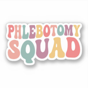 Phlebotomy Squad Phlebotomist Recognition Week Aufkleber