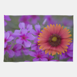 Phlox und Indianerblanket bei Devine Texas Geschirrtuch