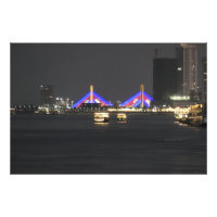 Phnom Penh bei Nacht