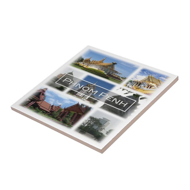 PHNOM PENH, Kambodscha, Asien, Fliese (Seite)