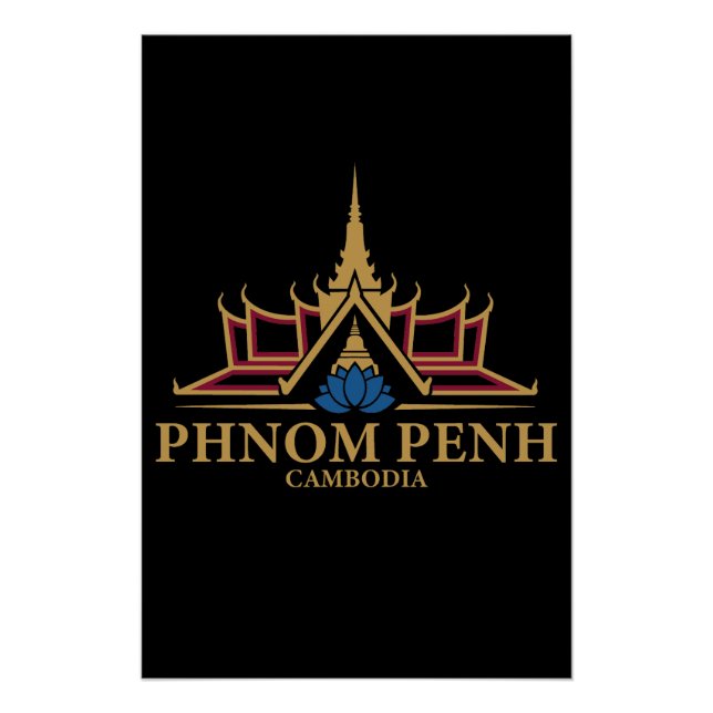 Phnom Penh Kambodscha Südostasien Poster (Vorderseite)