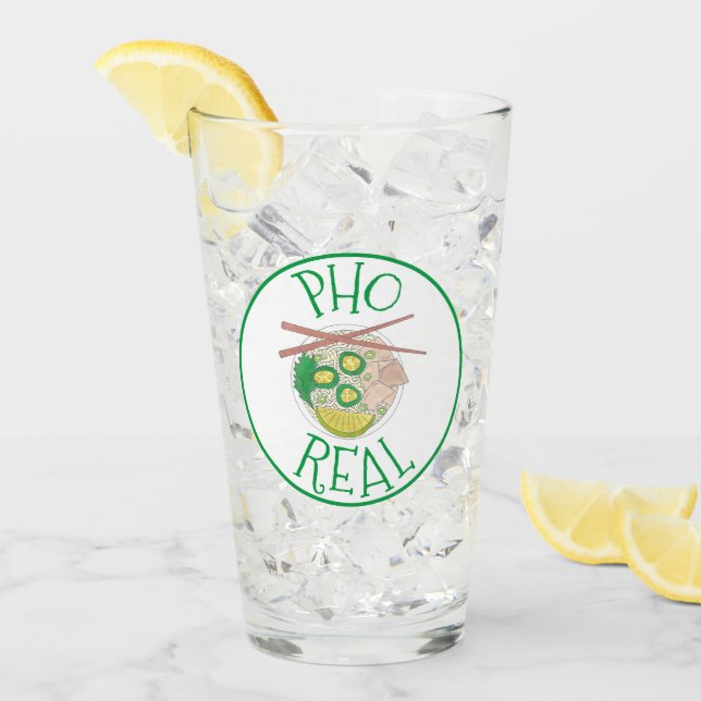 Pho (For) Real Vietnamese Noodle Soup Feinschmecke Glas (Vorderseite Ice)