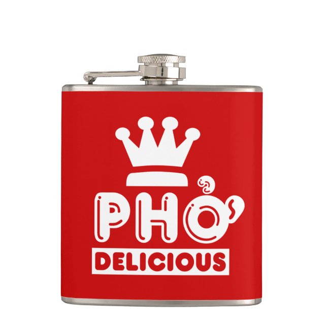 Pho King Delicious Flachmann (Vorderseite)