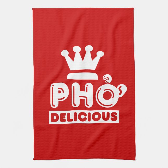 Pho King Delicious Handtuch (Vertikal)