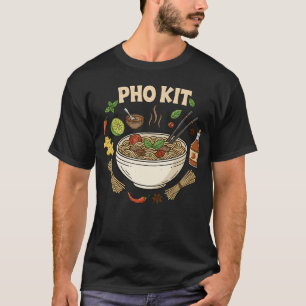 Pho Kit Zutaten - Asiatische Vietnamesische Nudels T-Shirt
