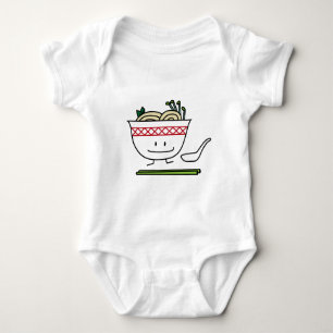 Pho Nudel-Schüssel-Vietnam-Suppenlöffelessstäbc Baby Strampler