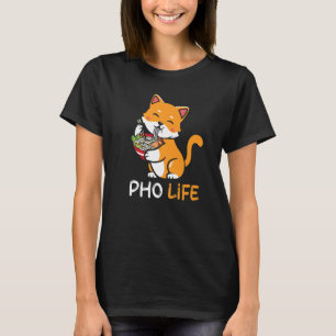 Pho Soup Cat Pho Life asiatisch Vietnamesisch T-Shirt