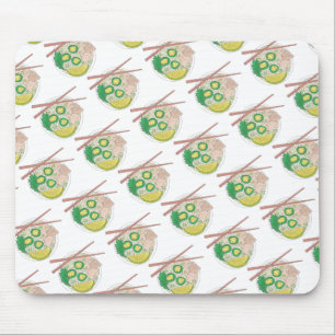 PHO Vietnamesisch Food Chicken Noodle Soup Chopsti Mousepad