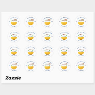Pho Weather Pho Sho Classic Round Sticker