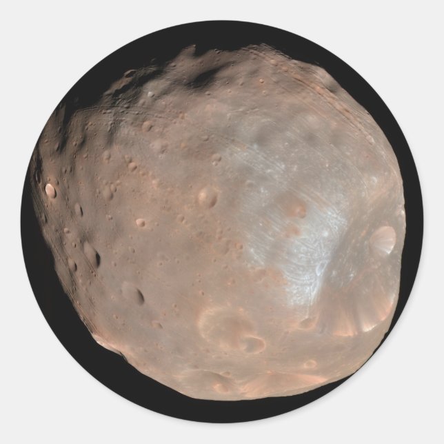 Phobos Runder Aufkleber (Vorderseite)