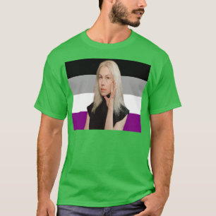 Phoebe Bridgers Asexual Prilag Flag T-Shirt