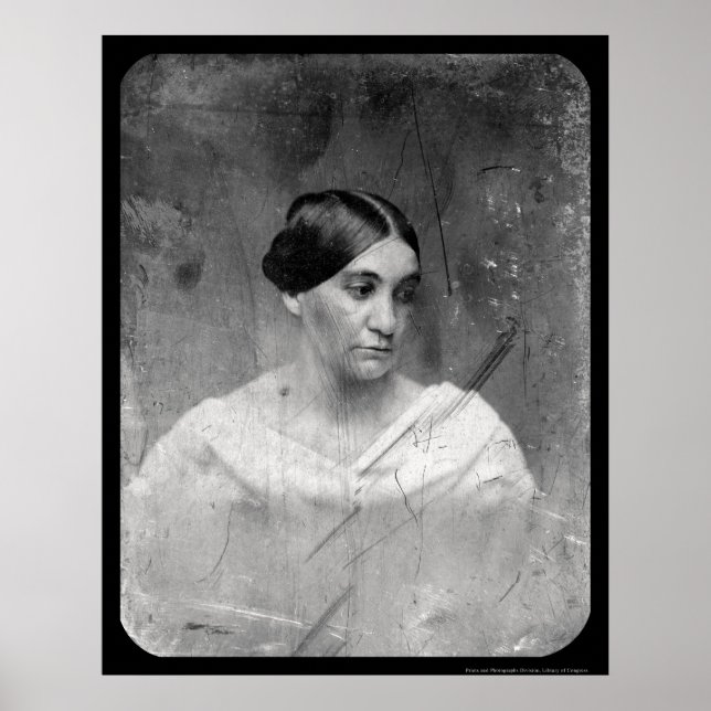 Phoebe Cary Daguerreotype 1856 Poster (Vorne)
