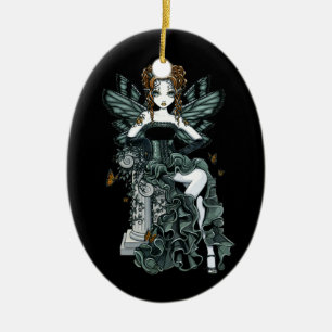 "Phoebe" gotische Keramikornament