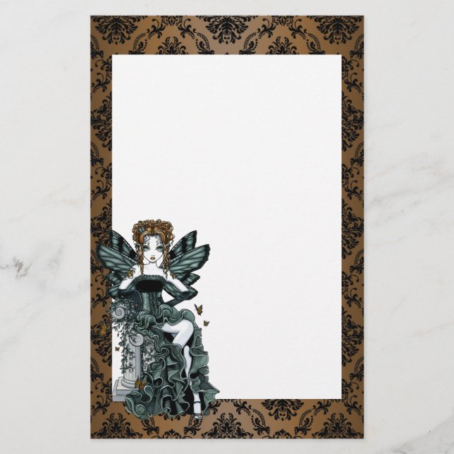 "Phoebe" gotisches Briefpapier (Vorderseite)