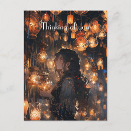 Phoebe in der Halle der Lanterns Postkarte