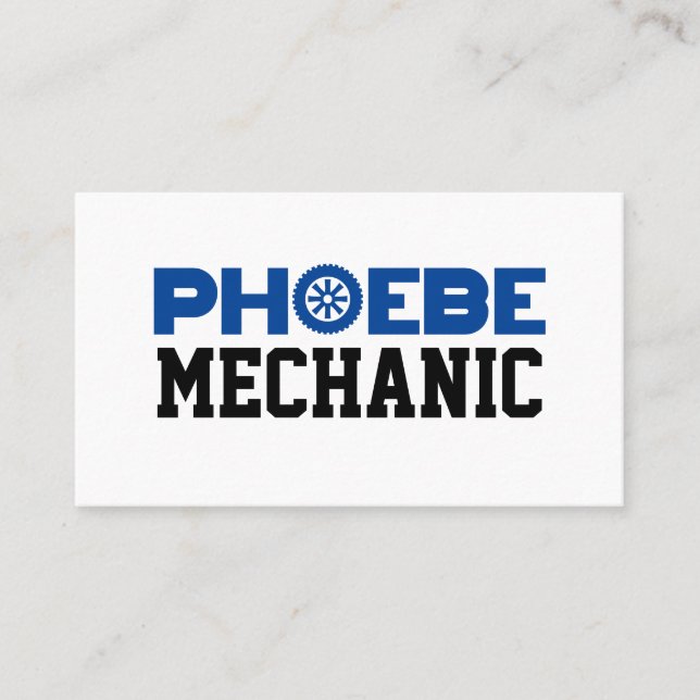 Phoebe Mechanic-Visitenkarte Visitenkarte (Vorderseite)