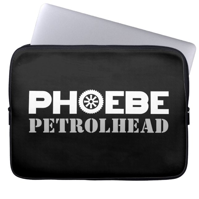 Phoebe Petrolhead Laptopschutzhülle (Vorderseite)