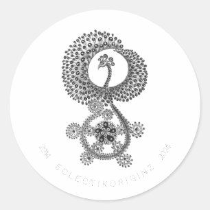 Phoenix 10 Jahre Runder Aufkleber