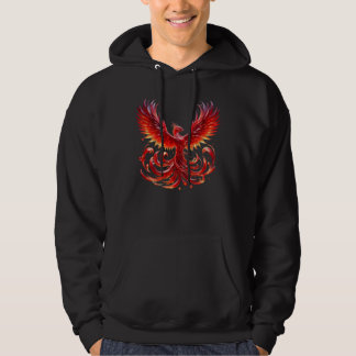 Phoenix Ancient Chinese Animal Fire Bird Hoodie