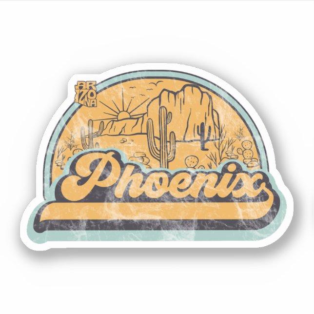 Phoenix, Arizona Aufkleber (Vorderseite)