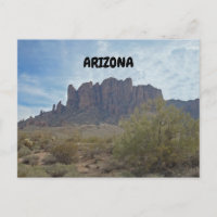 Phoenix Arizona Berge in der Wüste Gruß