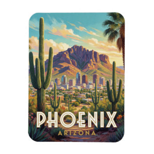 Phoenix Arizona Camelback Mountain Reise Magnet