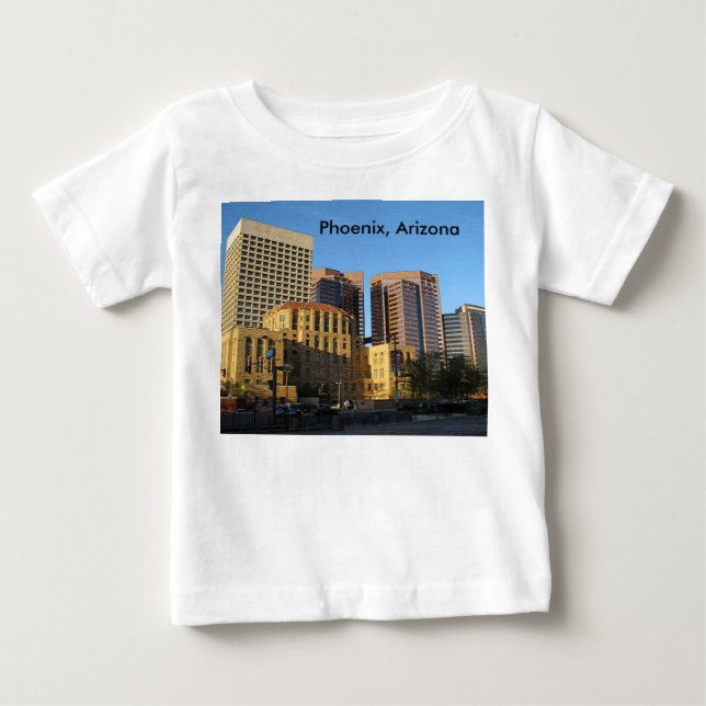Phoenix, Arizona Downtown Baby T-shirt (Vorderseite)