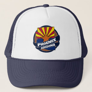 Phoenix Arizona Fahne platzt LKW-LKW-Hut Truckerkappe