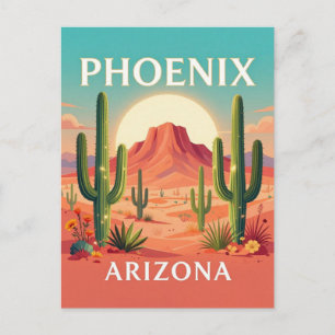 Phoenix Arizona Hauptstadt Wüstenreise 🌵 Postkarte