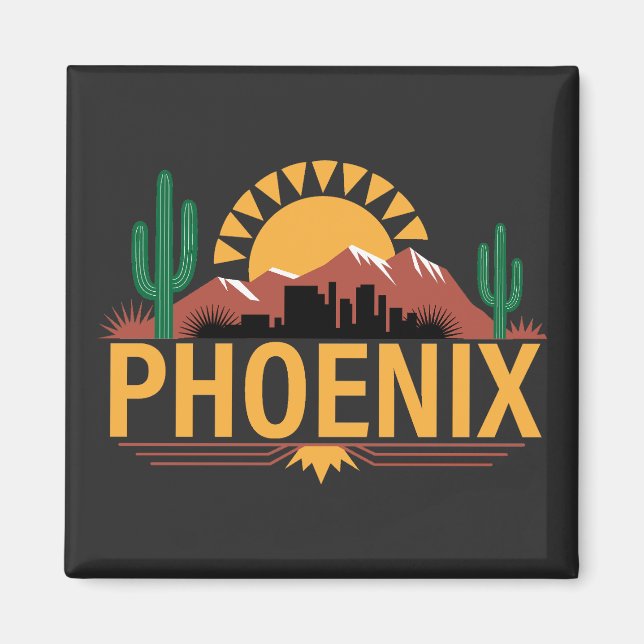 Phoenix Arizona Magnet (Vorne)