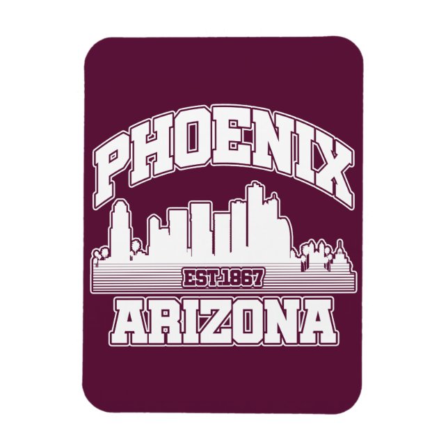 Phoenix, Arizona Magnet (Vertikal)