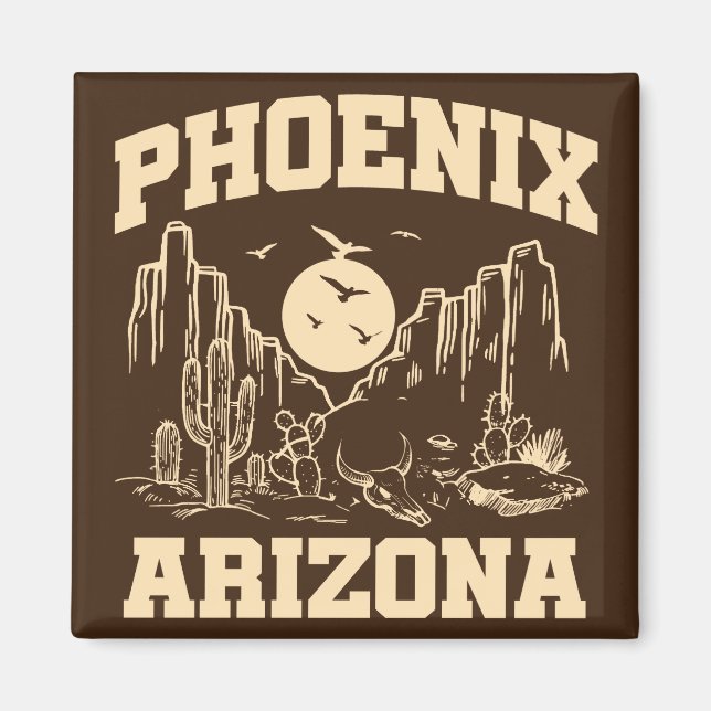 Phoenix, Arizona Magnet (Vorne)