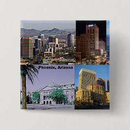 Phoenix Arizona Montage Button