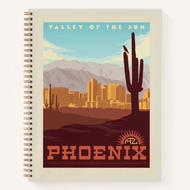 Phoenix, Arizona Notizbuch (Vorderseite)
