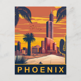 Phoenix, Arizona, Reise Postkarte