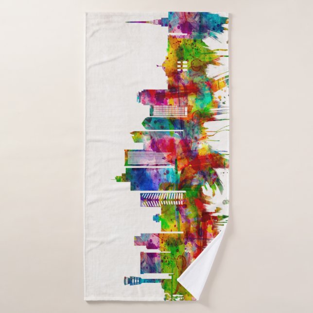 Phoenix Arizona Skyline Badehandtuch (Badehandtuch)