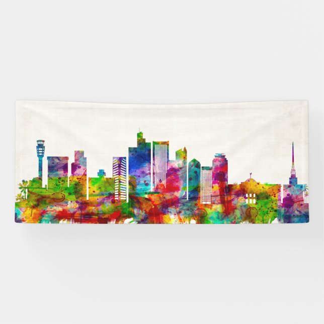 Phoenix Arizona Skyline Banner (Horizontal)
