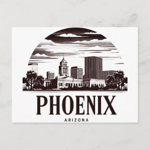 Phoenix Arizona Skyline Postkarte