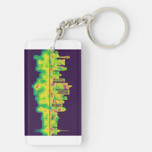 Phoenix Arizona Skyline Schlüsselanhänger