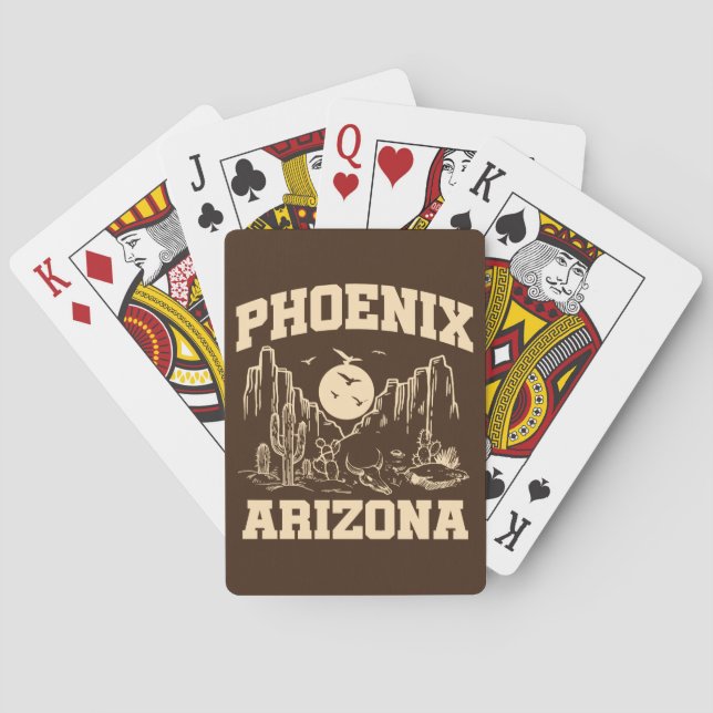Phoenix, Arizona Spielkarten (Rückseite)