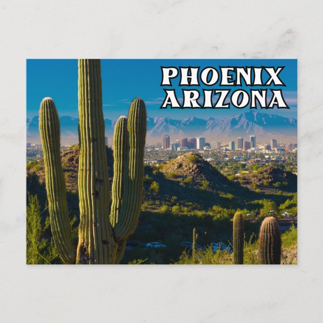 Phoenix Arizona Travel Souvenir Postcard Postkarte (Vorderseite)
