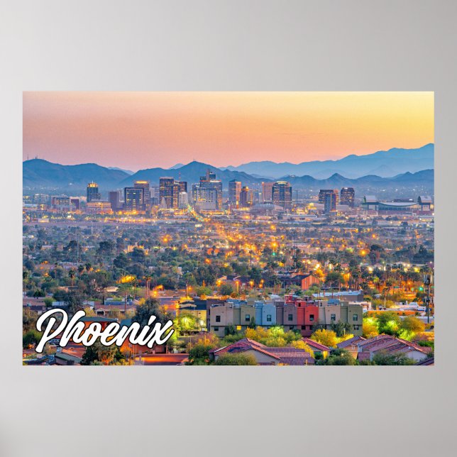 Phoenix, Arizona, Vereinigte Staaten Poster (Vorne)