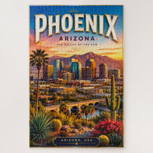 Phoenix Arizona Wüstenhimmel-Szene Wanddekoration