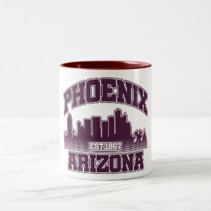 Phoenix, Arizona Zweifarbige Tasse