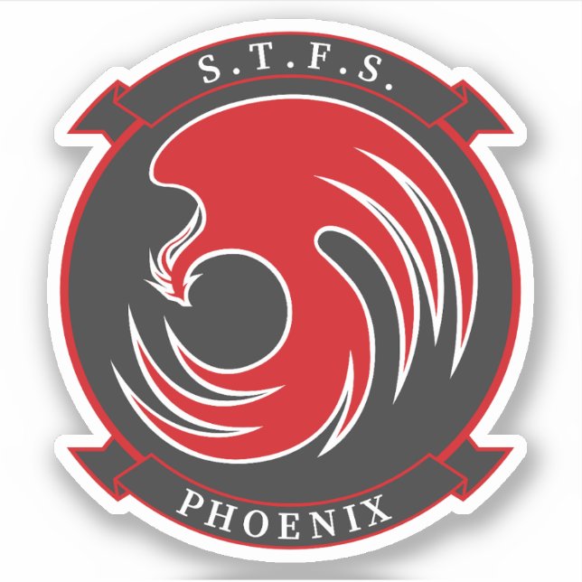 Phoenix Aufkleber (Vorderseite)