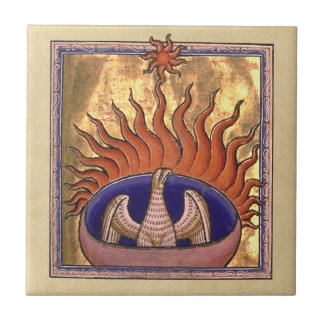 Phoenix aus den Aschen Fliese