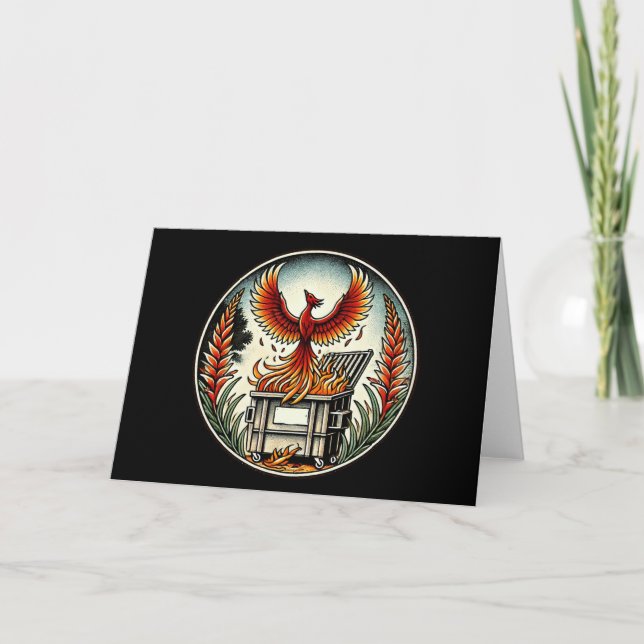 Phoenix aus den Müllverbrennungsanlagen Karte (Vorderseite)