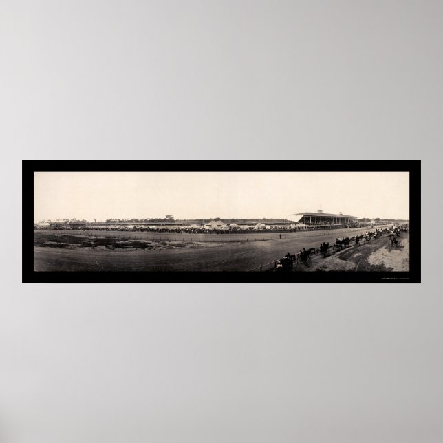 Phoenix AZ Fairground Foto 1908 Poster (Vorne)