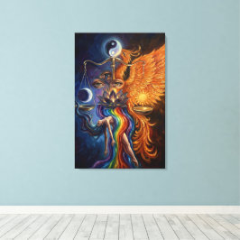 Phoenix Balance Spiritual Canvas Art Leinwanddruck