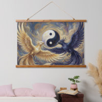 Phoenix-Balance-Spiritueller Wandteppich